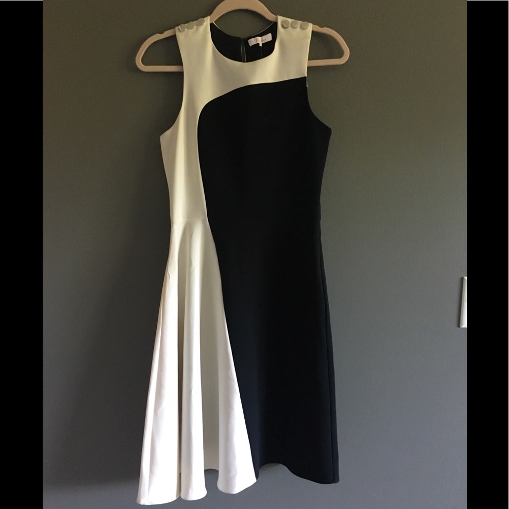 Parker color-block dress, size S